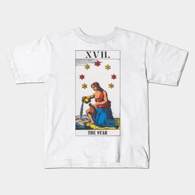 Tarot Card - The Star Kids T-Shirt by babydollchic